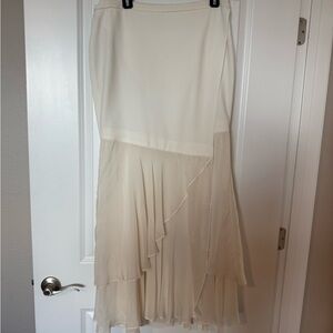 Haute Hippie Cream Skirt